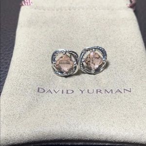 David Yurman morganite infinity earrings